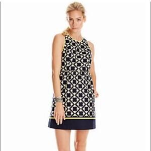 NWT Crown & Ivy Medallion Bee Print Fit and Flare Dress Sleeveless Size 4P